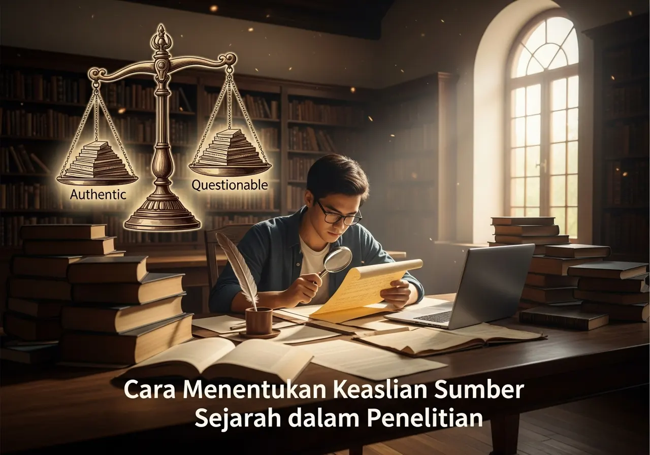 Cara Menentukan Keaslian Sumber Sejarah dalam Penelitian (ft.istimewa)