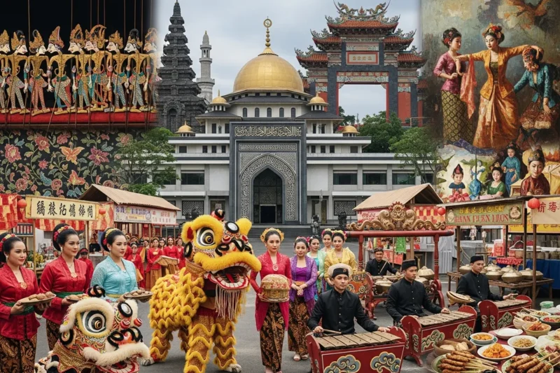 Contoh Akulturasi Budaya Indonesia di Bidang Arsitektur, Seni, dan Tradisi