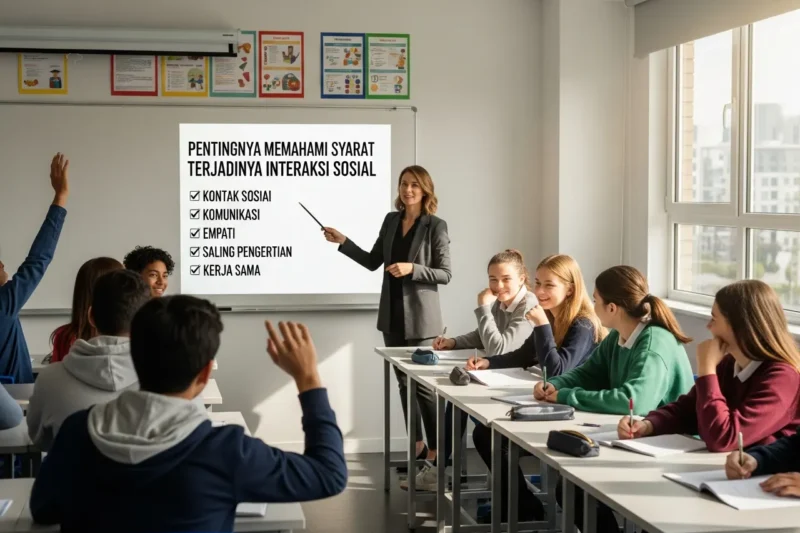 Pentingnya Memahami Syarat Terjadinya Interaksi Sosial bagi Remaja dan Pelajar