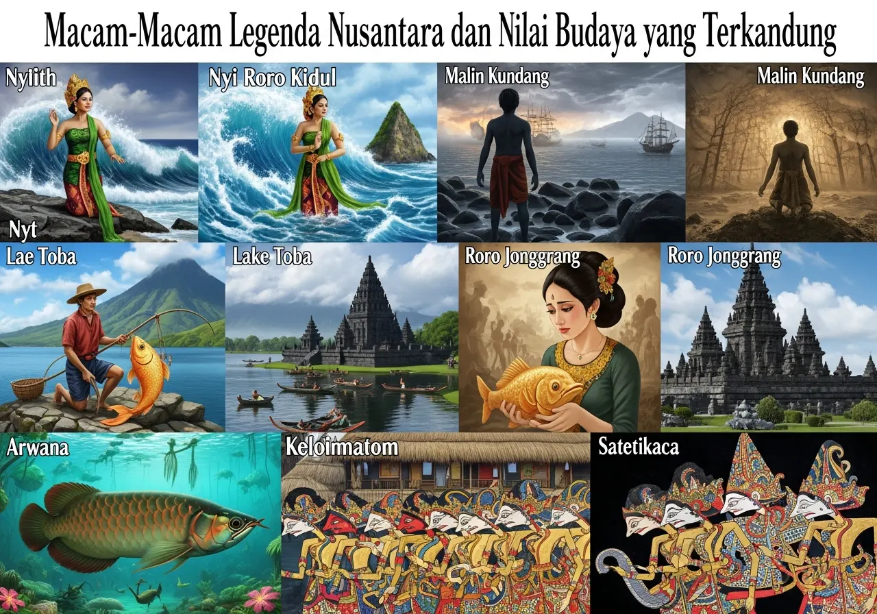 Macam-Macam Legenda Nusantara dan Nilai Budaya yang Terkandung (ft.istimewa)