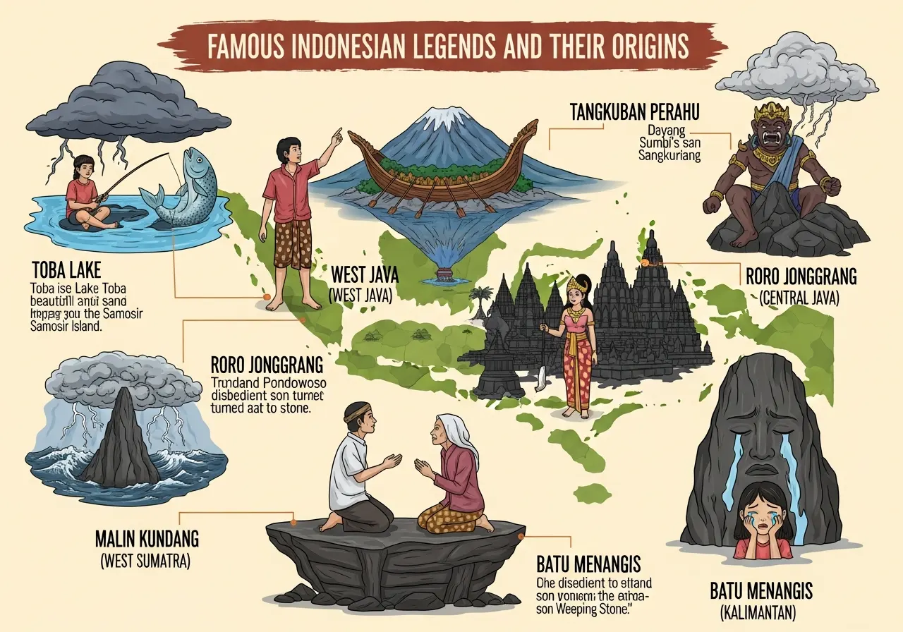 Contoh Legenda Terkenal di Indonesia Lengkap dengan Asal-Usulnya (ft.istimewa)