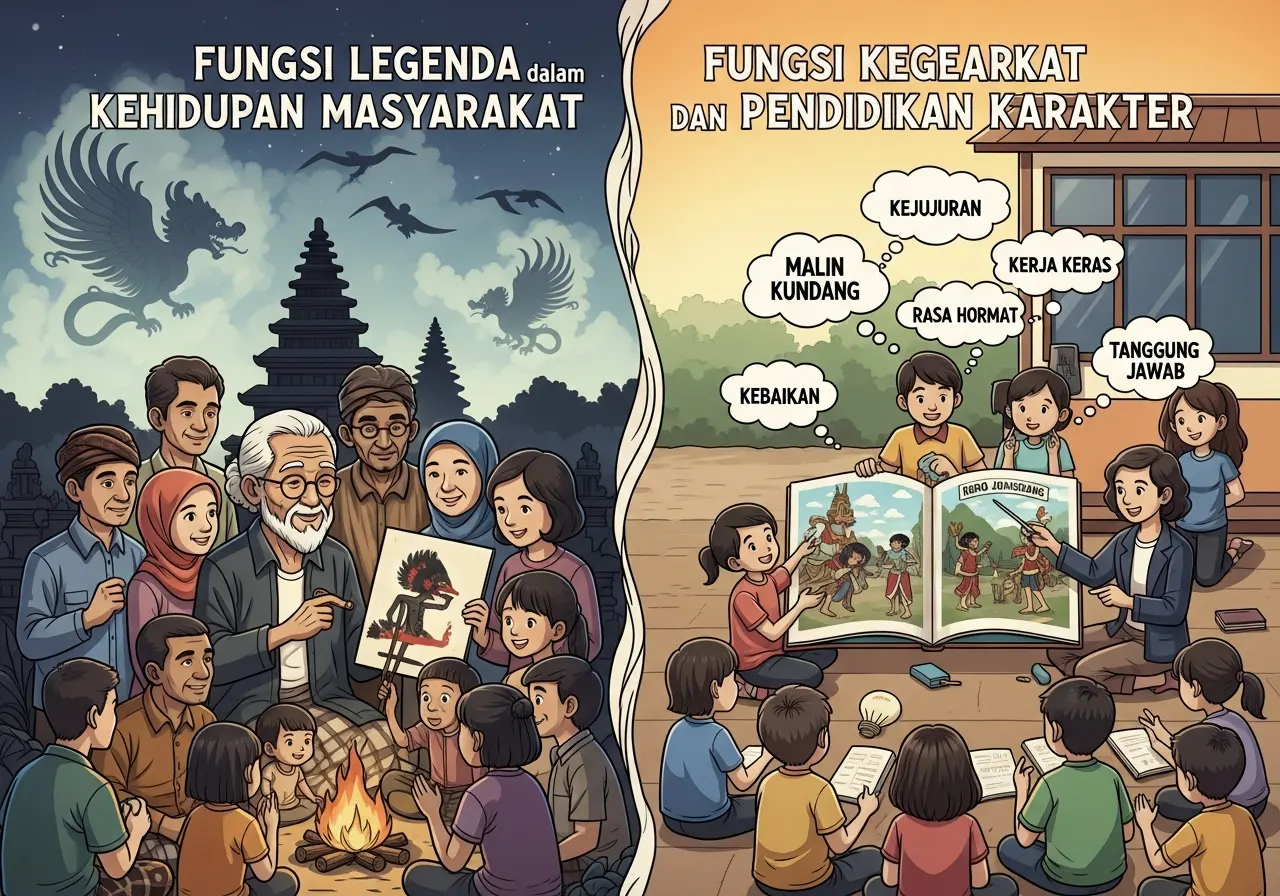 Fungsi Legenda dalam Kehidupan Masyarakat dan Pendidikan Karakter (ft.istimewa)