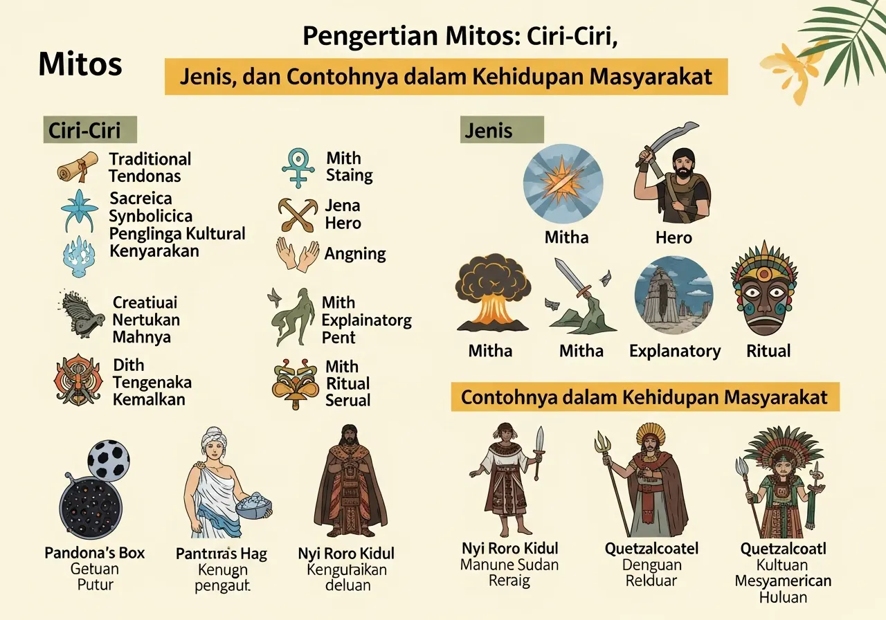 Pengertian Mitos: Ciri-Ciri, Jenis, dan Contohnya dalam Kehidupan Masyarakat (ft.istimewa)