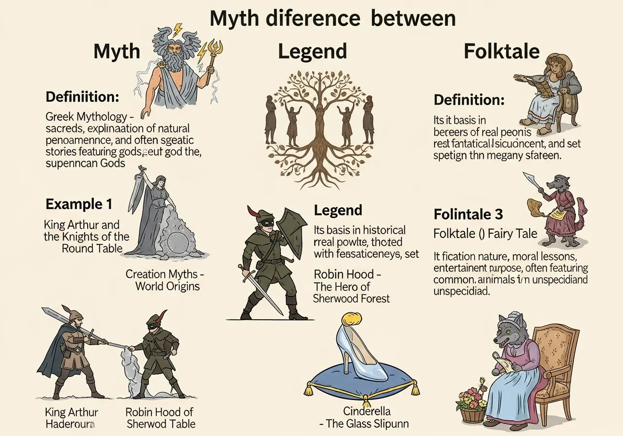 Perbedaan Mitos, Legenda, dan Dongeng Beserta Contohnya (ft.istimewa)