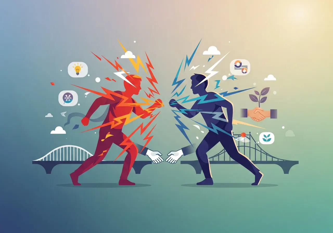 Cara Mengelola Konflik sebagai Bentuk Interaksi Sosial Disosiatif agar Tidak Merusak Hubungan Sosial (ft.istimewa)