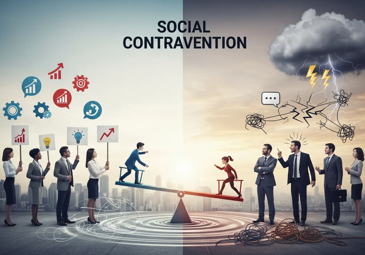 Peran Kontravensi dalam Dinamika Sosial: Dampak Positif dan Negatifnya (ft.istimewa)