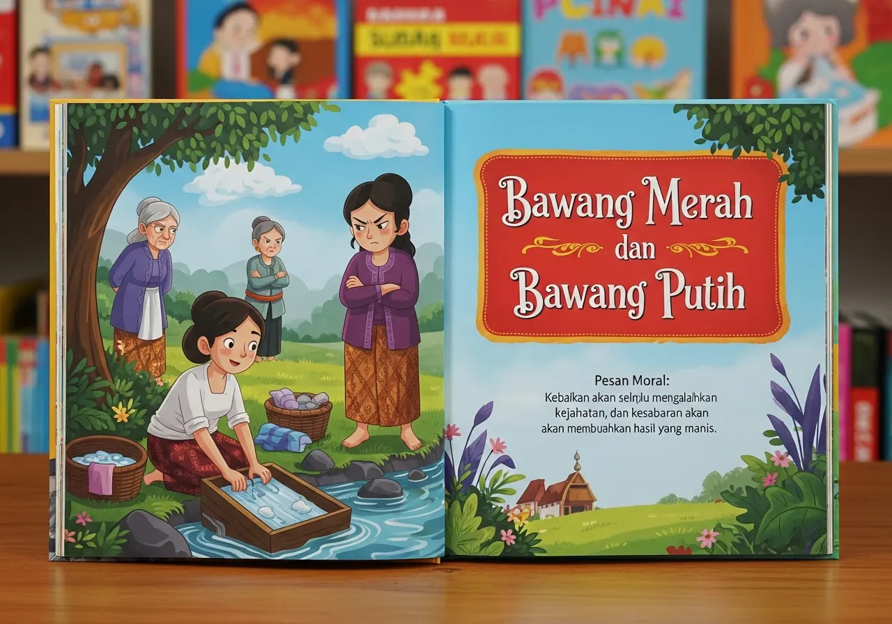 Contoh Dongeng Anak Terpopuler di Indonesia Beserta Pesan Moral (ft.istimewa)