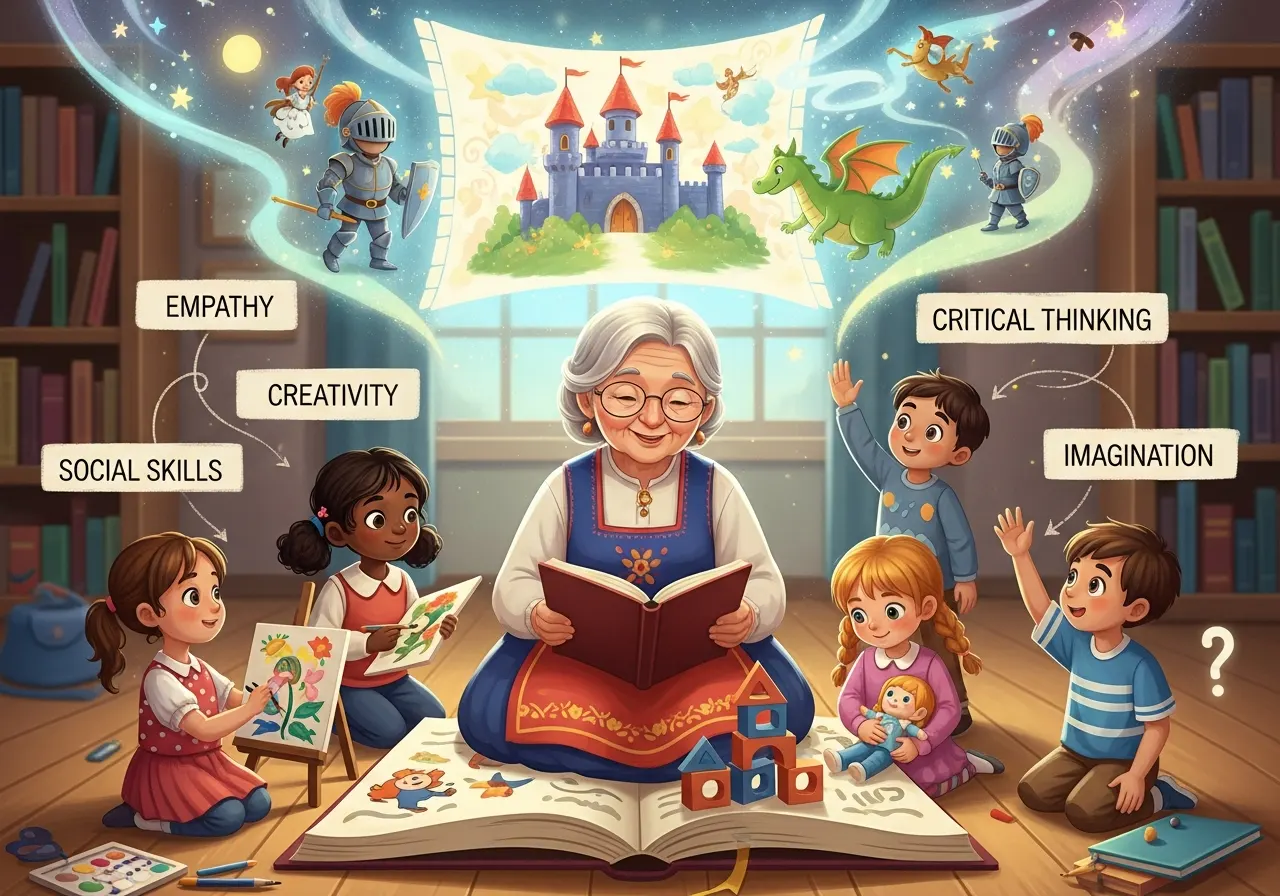 Manfaat Dongeng bagi Perkembangan Karakter Anak dan Dunia Pendidikan (ft.istimewa)