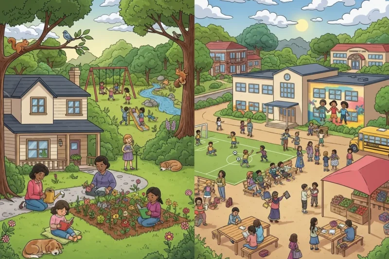 Contoh Keberagaman Lingkungan Sekitar Rumah dan Sekolah