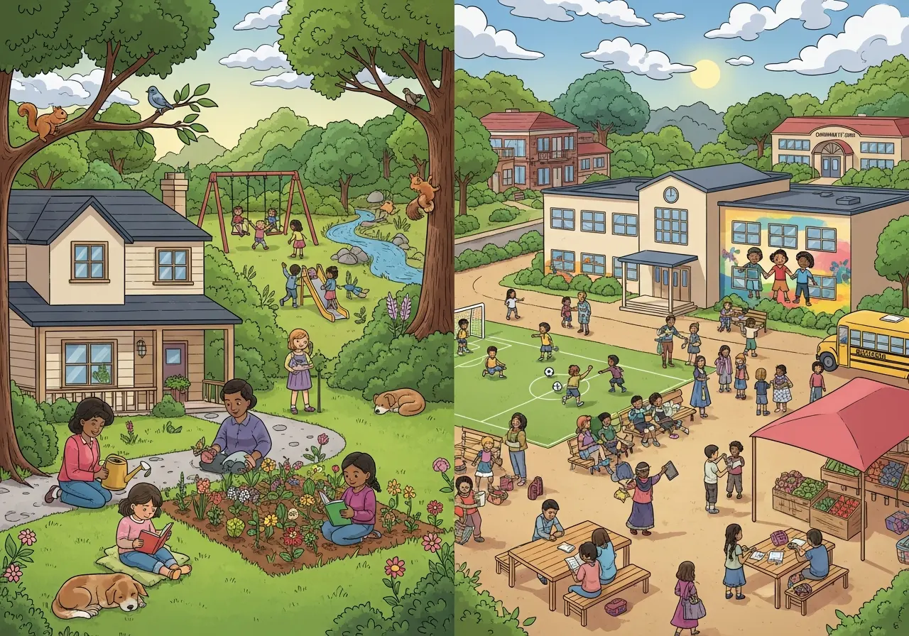 Contoh Keberagaman Lingkungan Sekitar Rumah dan Sekolah (ft.istimewa)