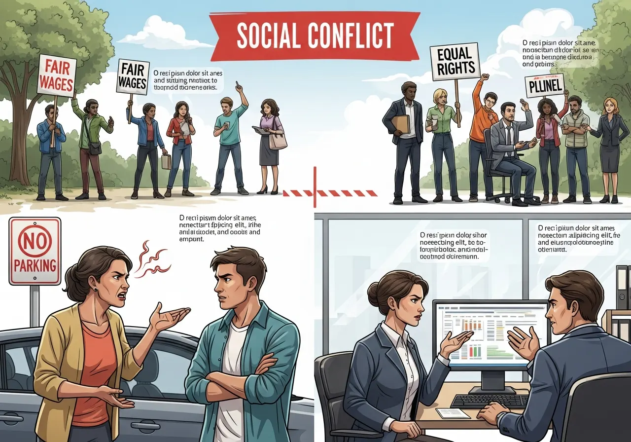 Pengertian Pertentangan (Konflik Sosial) dan Contohnya dalam Kehidupan Sehari-hari (ft.istimewa)