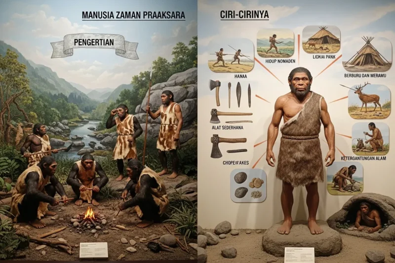 Manusia Zaman Praaksara: Pengertian dan Ciri-Cirinya