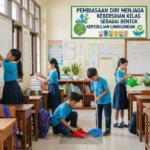 Pembiasaan Diri Menjaga Kebersihan Kelas sebagai Bentuk Kepedulian Lingkungan (ft.istimewa)