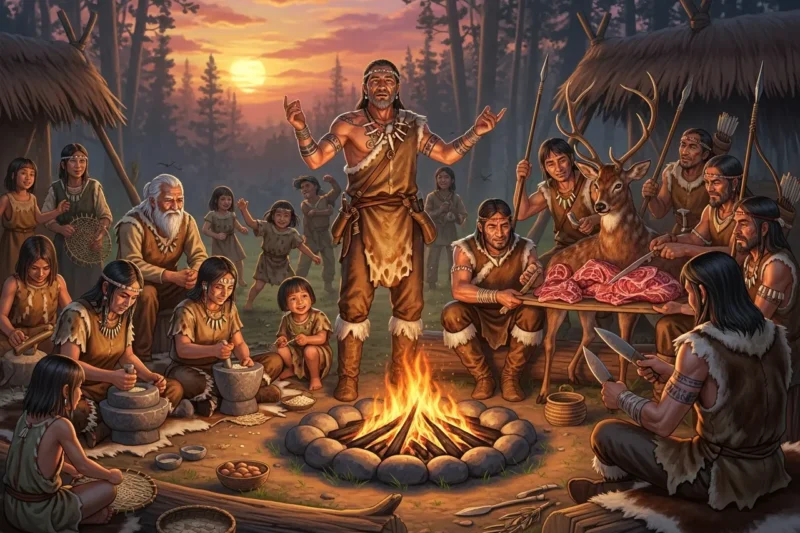Kehidupan Sosial Pemburu-Pengumpul: Dari Pemimpin hingga Pembagian Makanan
