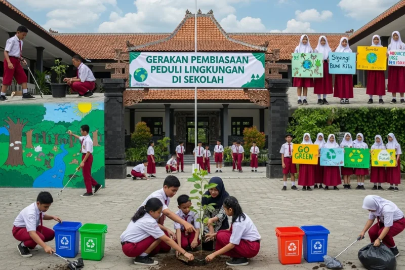 Gerakan Pembiasaan Peduli Lingkungan di Sekolah: Contoh dan Manfaatnya