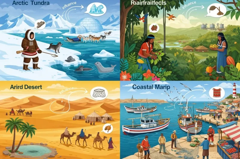 Pengaruh Keberagaman Lingkungan terhadap Mata Pencaharian Penduduk