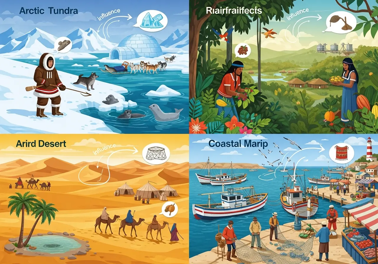 Pengaruh Keberagaman Lingkungan terhadap Mata Pencaharian Penduduk (ft.istimewa)