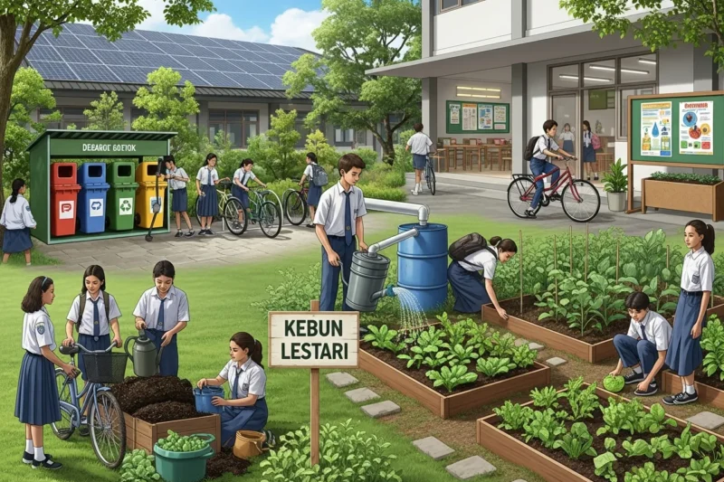 Contoh Penerapan Pembangunan Berkelanjutan di Lingkungan Sekolah