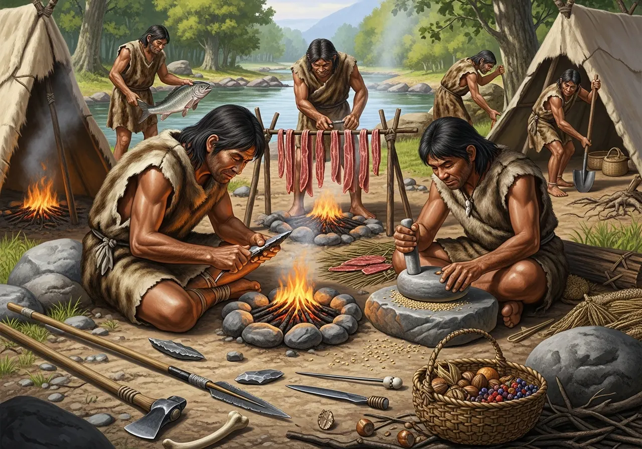 Mengungkap Fakta Menarik Tentang Peralatan dan Strategi Makanan Manusia Purba (ft.istimewa)