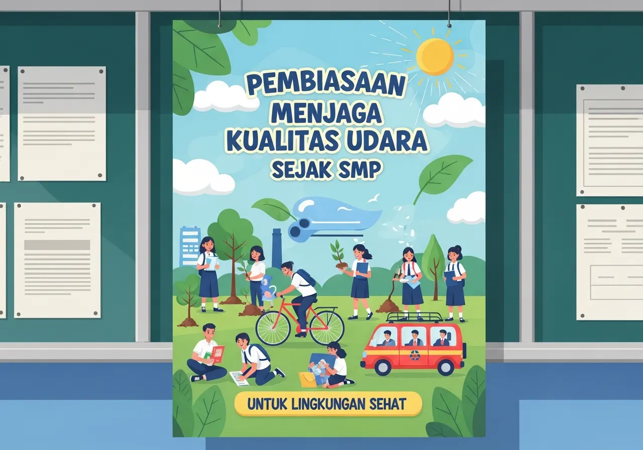 Pembiasaan Menjaga Kualitas Udara Sejak SMP untuk Lingkungan Sehat (ft.istimewa)