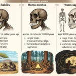 Perbedaan Homo Habilis, Homo Erectus, dan Homo Sapiens (ft.istimewa)