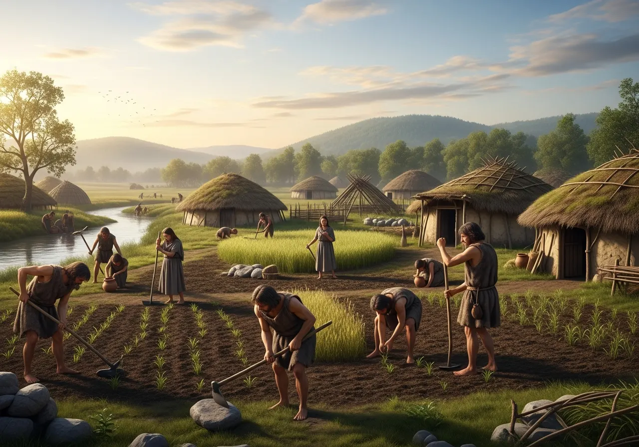 Bagaimana Manusia Zaman Neolitikum Mulai Bercocok Tanam (ft.istimewa)