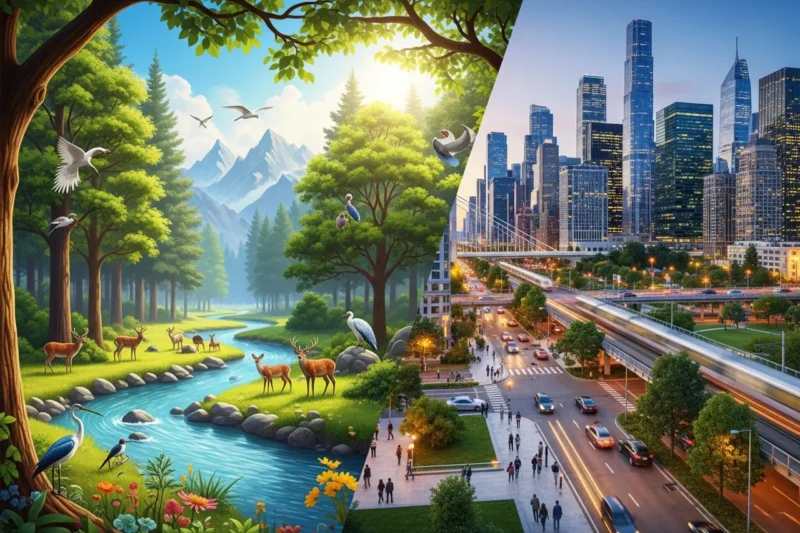 Keberagaman Lingkungan Alam dan Buatan di Sekitar Kita