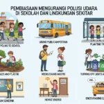 Pembiasaan Mengurangi Polusi Udara di Sekolah dan Lingkungan Sekitar (ft.istimewa)