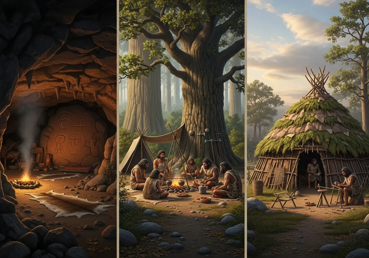 Tempat Tinggal Manusia Zaman Praaksara: Gua, Hutan, dan Pondok Sederhana (ft.istimewa)
