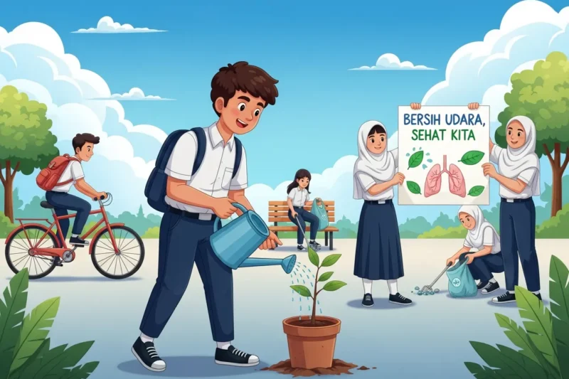 Peran Pelajar SMP dalam Melestarikan Udara Bersih melalui Kebiasaan Positif