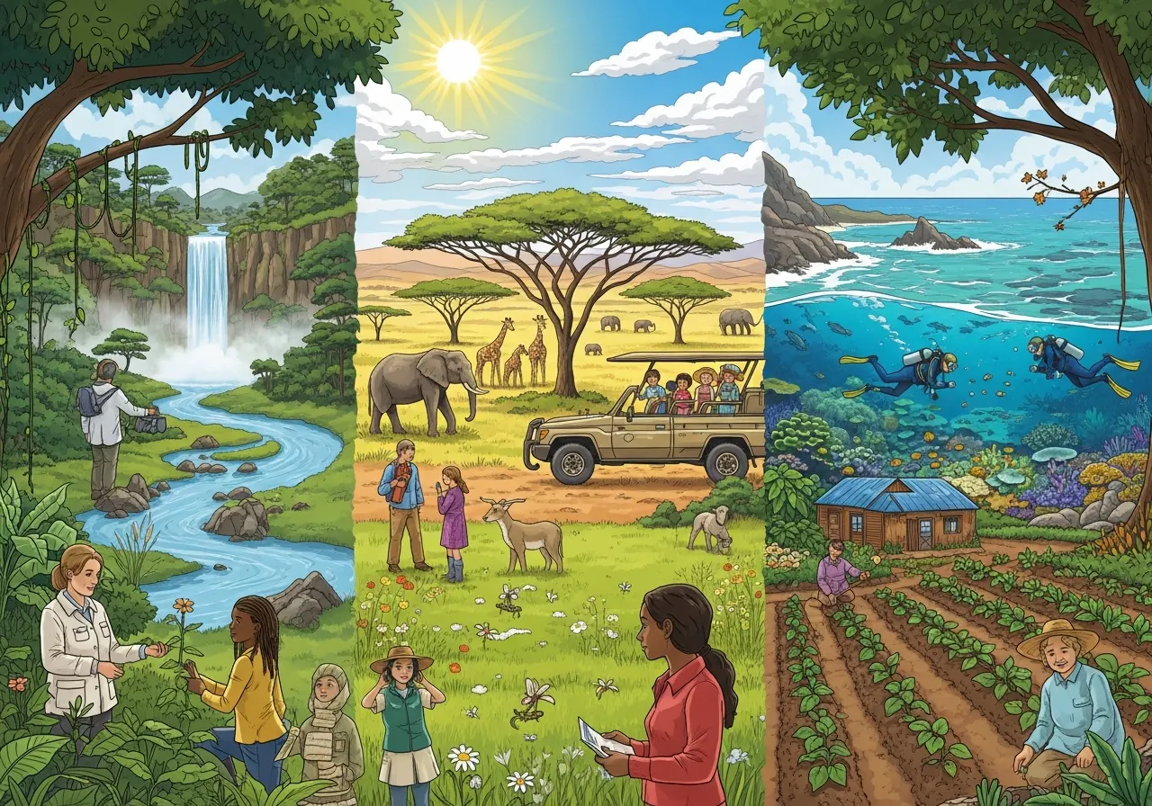 Keberagaman Lingkungan dan Manfaatnya bagi Kehidupan (ft.istimewa)