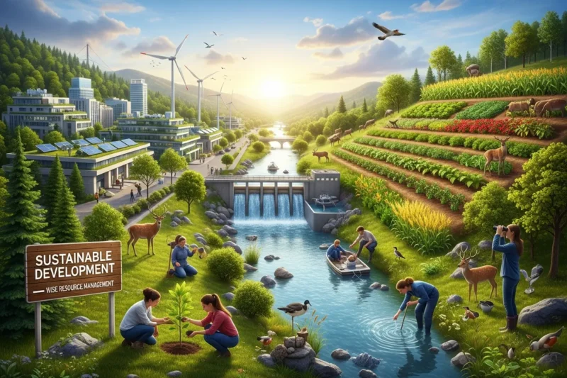 Pembangunan Berkelanjutan dan Pengelolaan Sumber Daya Alam Secara Bijak
