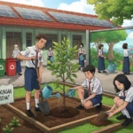 Contoh Pembiasaan Diri Peduli Lingkungan di Sekolah dan Rumah (ft.isitimewa)