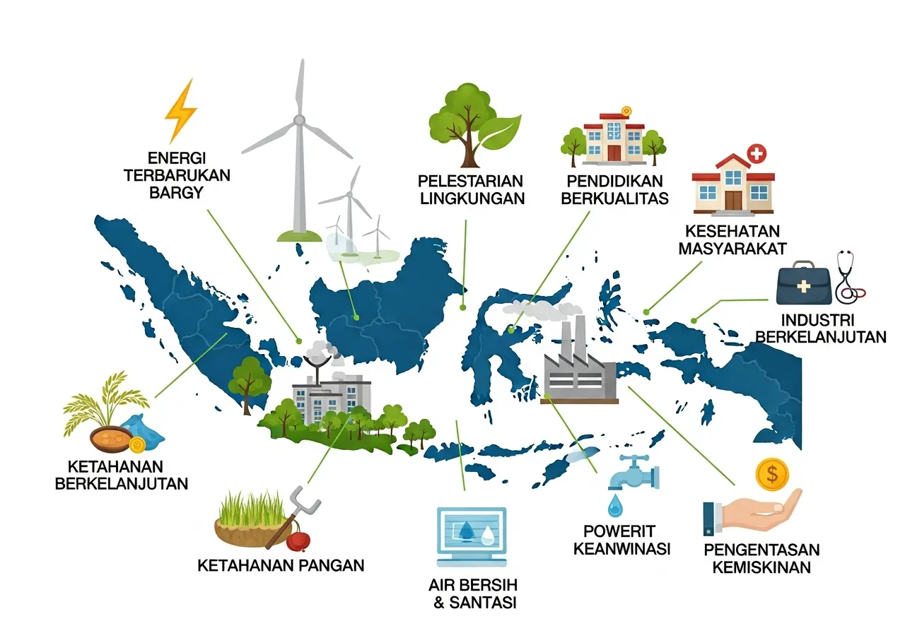 Contoh Program Pembangunan Berkelanjutan di Indonesia (ft.istimewa)