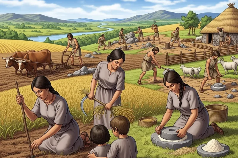 Peran Perempuan dan Laki-Laki dalam Masa Bercocok Tanam