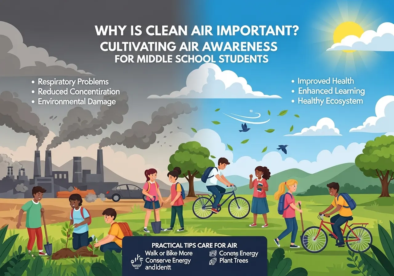 Mengapa Udara Bersih Penting? Pembiasaan Peduli Udara untuk Siswa SMP (ft.istimewa)