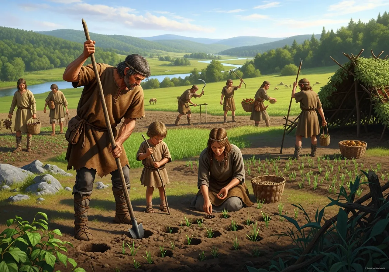 Teknik Bercocok Tanam Sederhana pada Masa Praaksara (ft.istimewa)