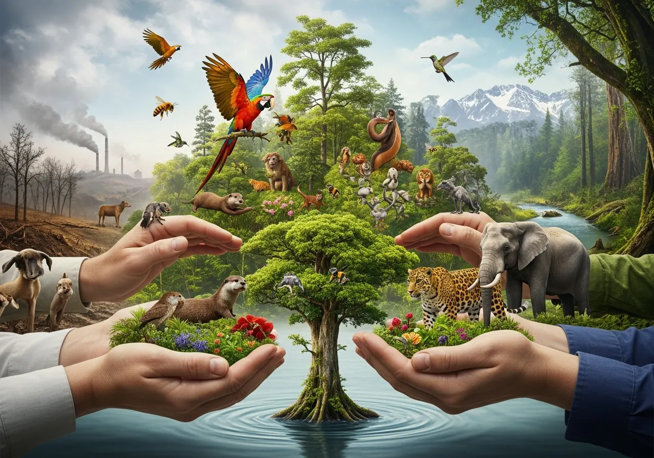 Peran Manusia dalam Melestarikan Keberagaman Lingkungan (ft.istimewa)