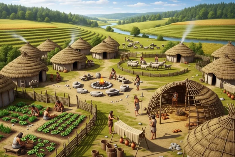 Tempat Tinggal dan Lingkungan Pendukung Masa Bercocok Tanam