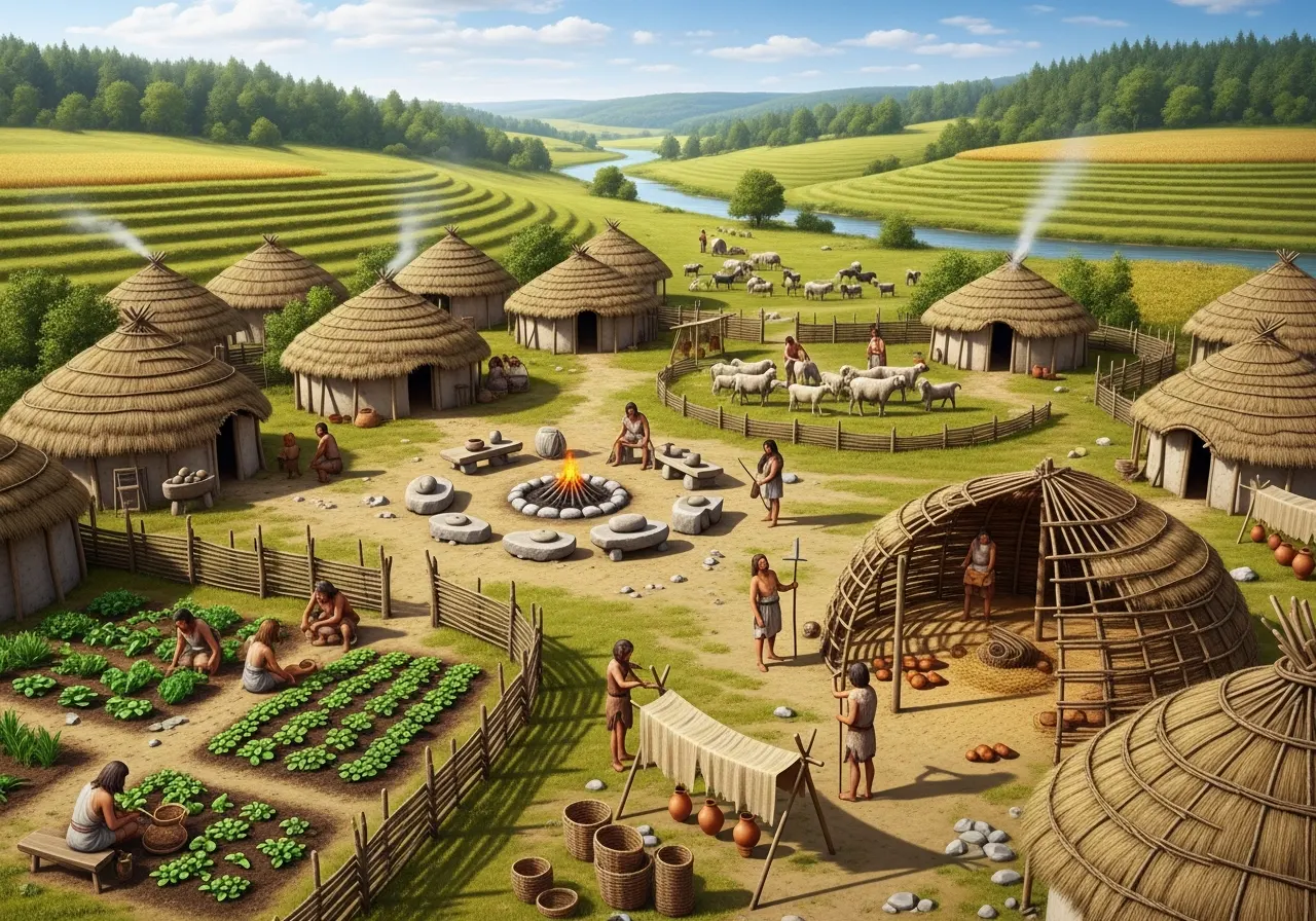 Tempat Tinggal dan Lingkungan Pendukung Masa Bercocok Tanam (ft.istimewa)