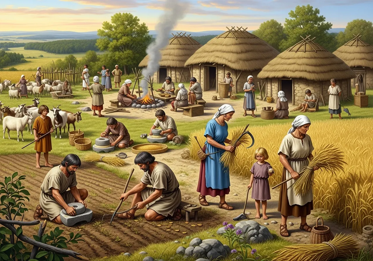 Dampak Masa Bercocok Tanam terhadap Kehidupan Sosial Manusia (ft.istimewa)