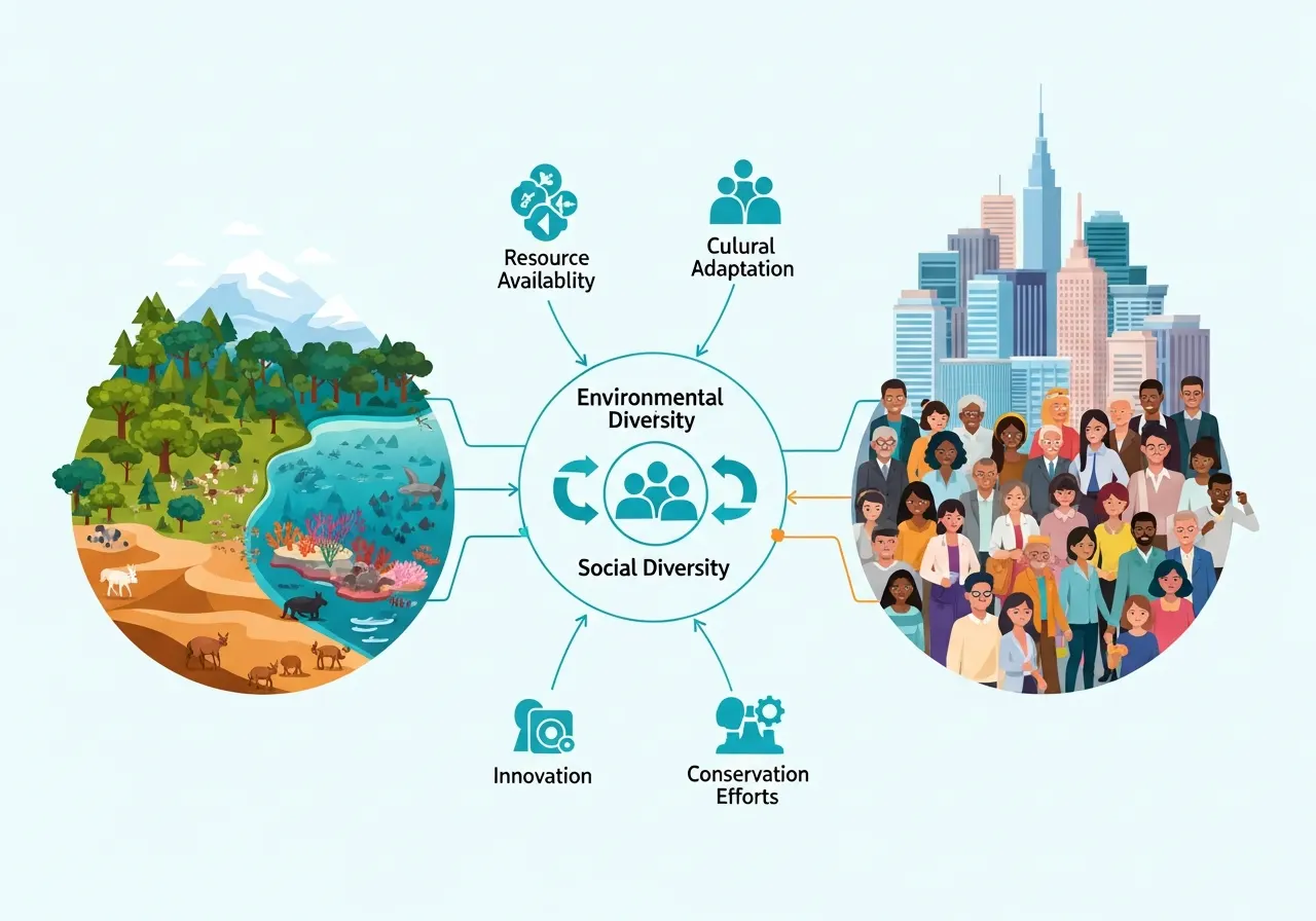 Hubungan Keberagaman Lingkungan dengan Keragaman Sosial (ft.istimewa)