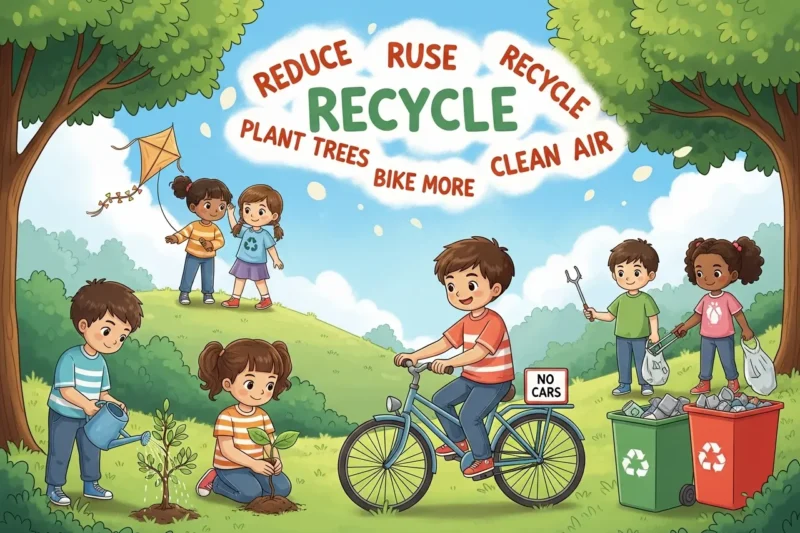 Melestarikan Sumber Daya Udara melalui Pembiasaan Sehari-hari Sejak Dini