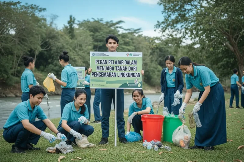 Peran Pelajar dalam Menjaga Tanah dari Pencemaran Lingkungan