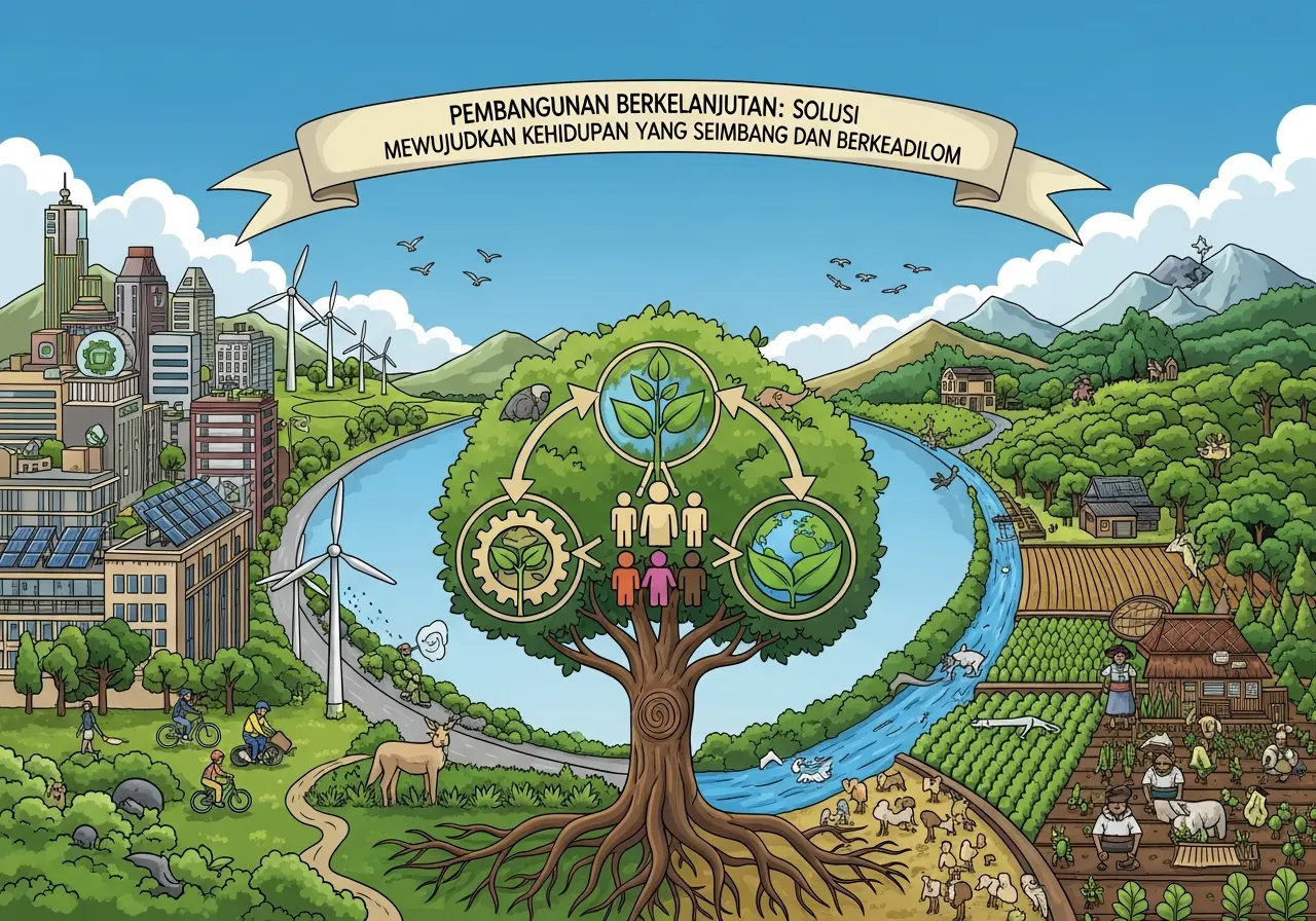 Pembangunan Berkelanjutan: Solusi Mewujudkan Kehidupan yang Seimbang dan Berkeadilan (ft.istimewa)