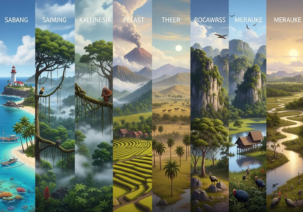 Keberagaman Lingkungan di Indonesia dari Sabang sampai Merauke (ft.istimewa)