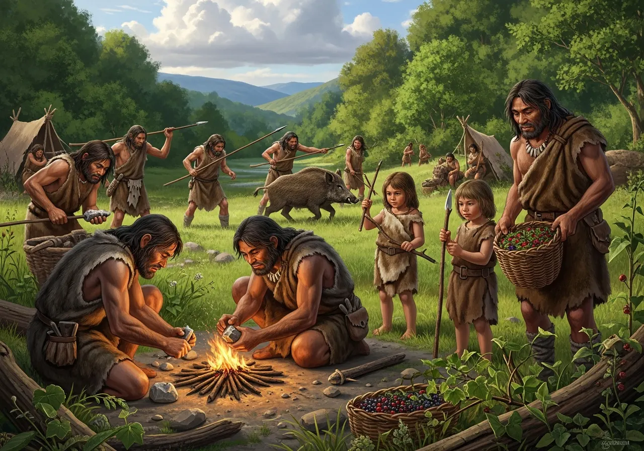 Cara Manusia Zaman Praaksara Menjaga Kelangsungan Hidupnya (ft.istimewa)