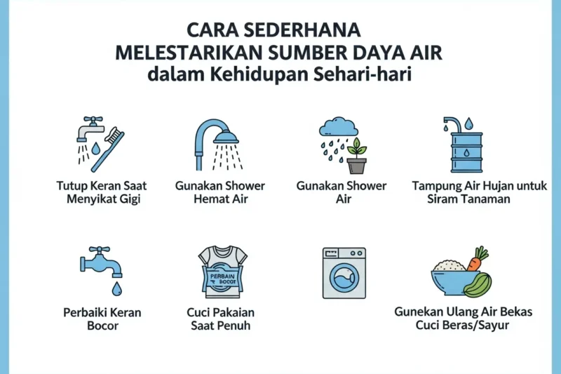 Cara Sederhana Melestarikan Sumber Daya Air dalam Kehidupan Sehari-hari