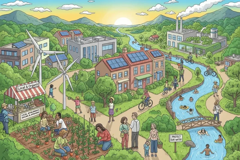 Prinsip Pembangunan Ekonomi Berkelanjutan dalam Kehidupan Masyarakat