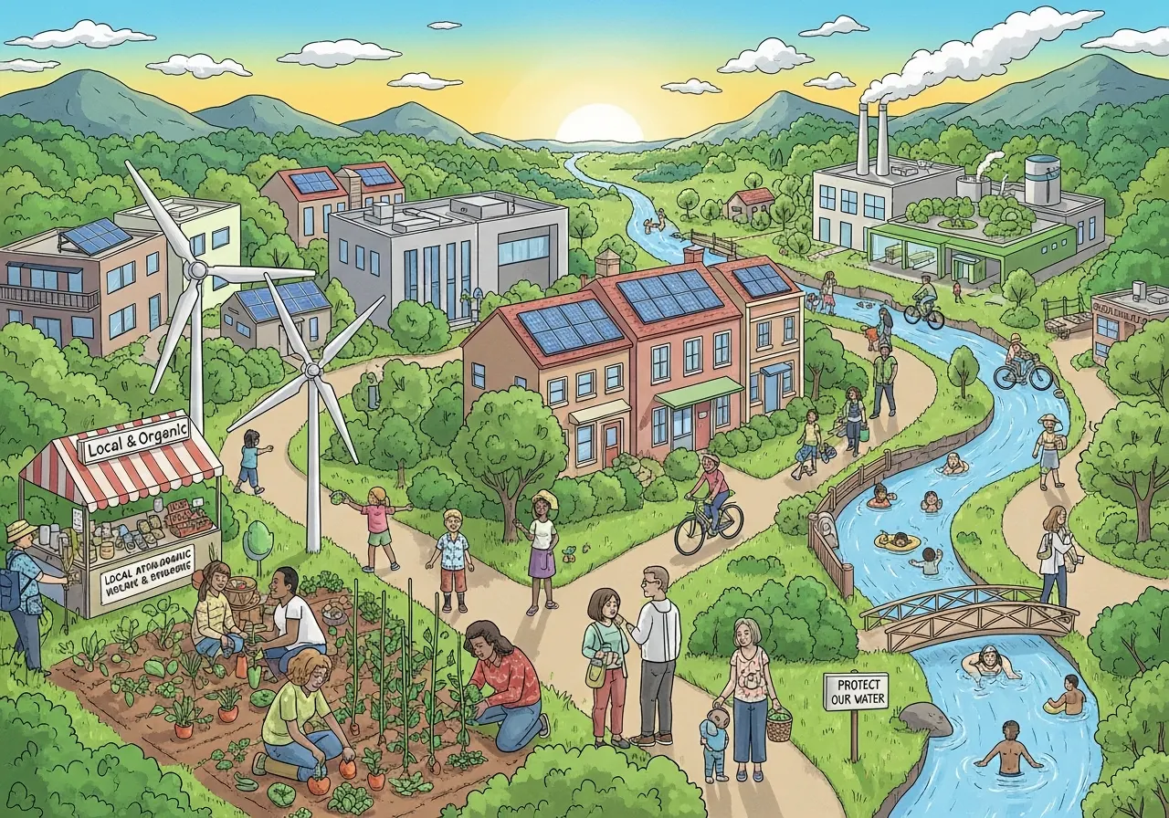 Prinsip Pembangunan Ekonomi Berkelanjutan dalam Kehidupan Masyarakat (ft.istimewa)